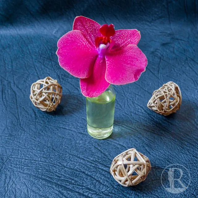 Bottle of hydrophilic cleansing oil with orchid extract